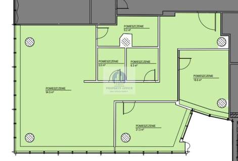 Śródmieście lokal biurowy 220m2 do wynajęcia