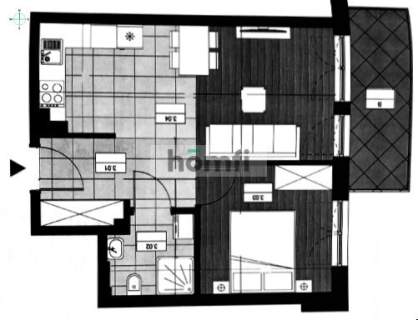 2pok umeblowane 40m2 Aquapark, balkon, garaż