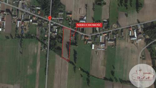 Rolno-budowlana 7200 m Myszakówek Zagórów