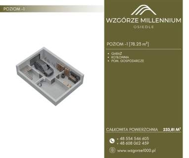 Dom233 mWzgórze MillenniumGarażDziałka 596m2
