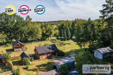 1,5 ha Bory Tucholskie Dom całoroczny 2 domki 