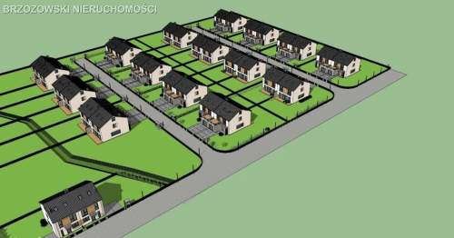 Ursynów, 1,8 ha, PNB na 16 bliźniaków 32 jedn.