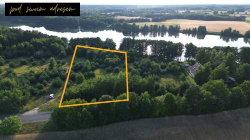 Działka z linią brzegową / zabudowa mieszkaniowa