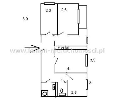 Mieszkanie do wynajęcia, 62,8 m2, Lublin