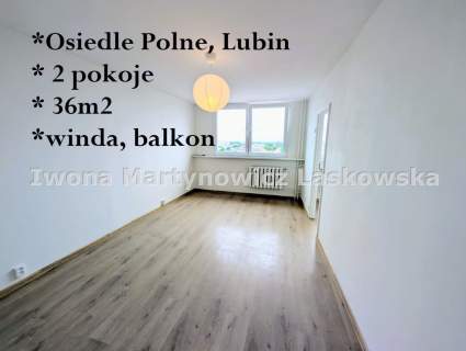 2 pokoje, 36m2, balkon, Osielde Polne, Lubin