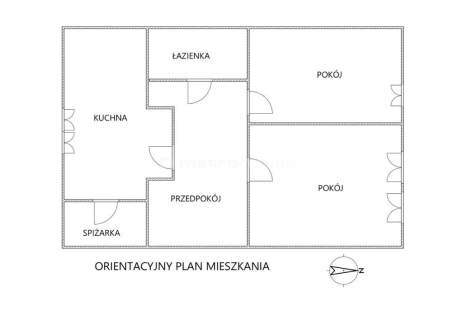 Dwupokojowe mieszkanie w centrum Białogardu.
