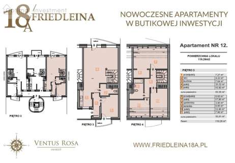 Apartament 5-6 pok.Kuchnia,2 balkony,