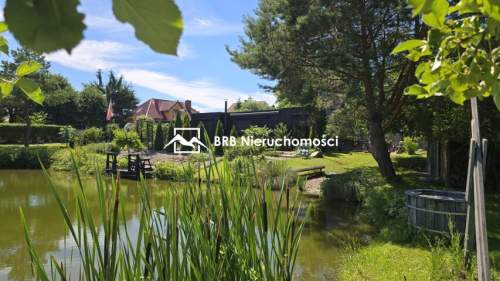 Dom z prywatnym stawem i plażą 2064 m2 Blisko Ciechocinka