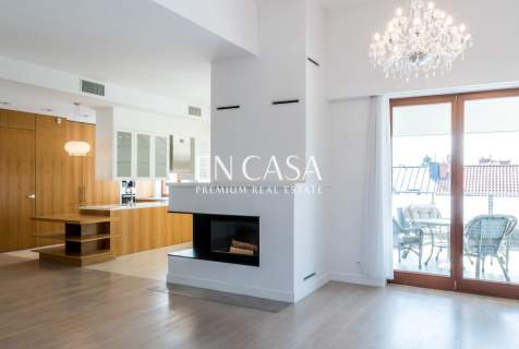 Piękny słoneczny penthouse w Wilanowie Królewskim