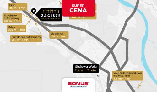 3-pokojowe mieszkanie z ogródkiem Zacisze Agatówka