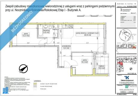 Przy metrze Młociny z widokiem na zieleń, komórka lok. miejsce...