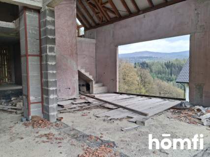 DOM Z WIDOKIEM NA GÓRY Z DZIAŁKĄ 3373 m2 BRENNA