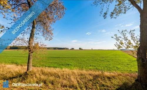 Kwadratowa działka ponad 3000 m z WZ, przestrzeń, cisza i in