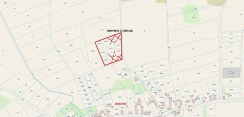 Działka budowlana Gosław gmina Trzebiatów