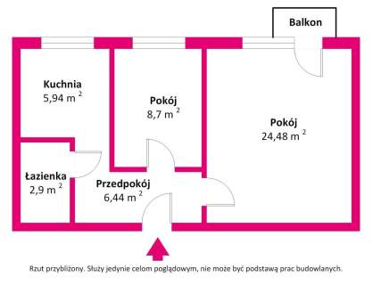 Jasne, przytulne, w świetnym miejscu 2 pokoje