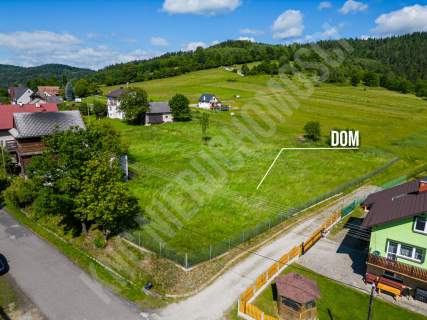 Działka budowlana Kurów gm. Stryszawa - 1700 m2