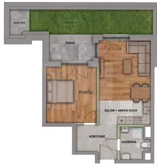 Mieszkanie na sprzedaż, 44 m2, Sopot