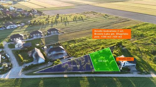 Działka budowlana 920m lub 1100m , Brzezia Łąka