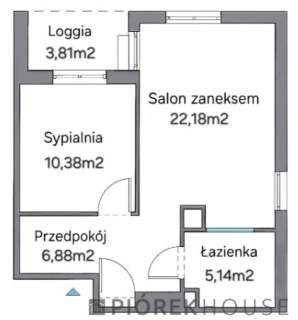 2-pokojowe mieszkanie na Woli
