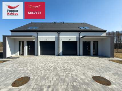 Nowoczesny bliźniak 140 m2 Przyłęki Działka 700m2