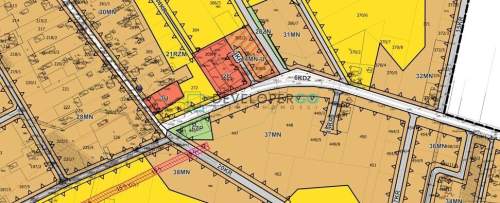 2500 m2 przy asfalcie, uzbrojona