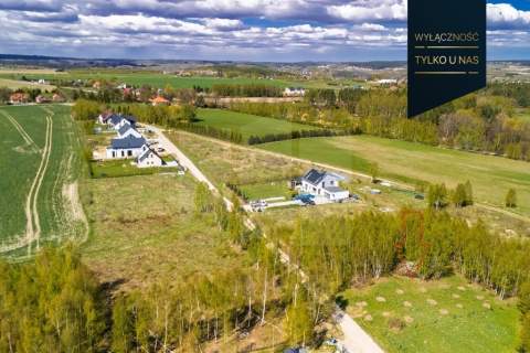 Działka przy lesie Bielkówko MPZP Media 1501m2