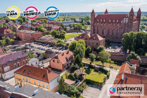 Dom przy Zamku w Gniewie działka 1033 m