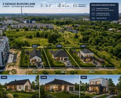 Działki budowlane - Koziegłowy k. Poznania