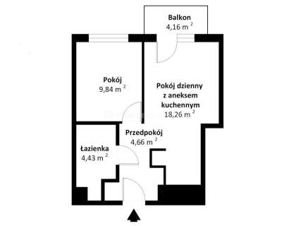 2 pokoje, podwójne miejsce postojowe i balkon