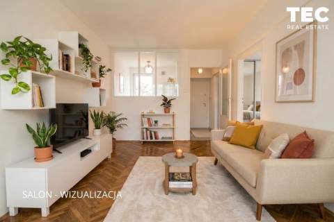 Centrum PKiN za oknem 2 pokoje Balkon Inwestycja