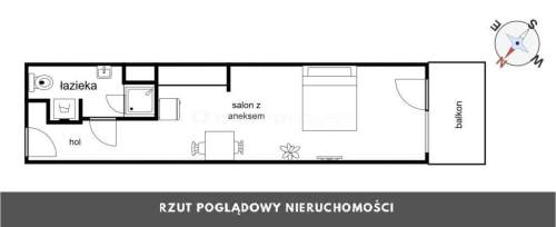 Nowoczesny, kompaktowy i wyposażony apartament.