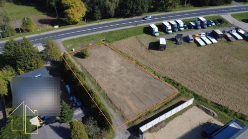 Teren komercyjny pod wynajem trasa ŻORY RYBNIK 700m2