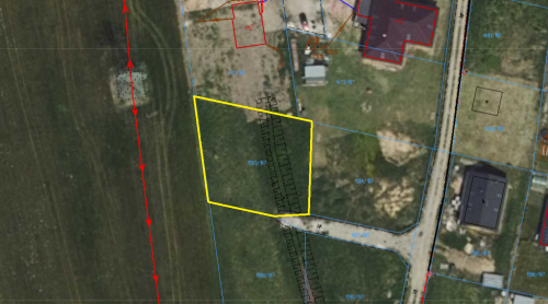 Działka budowlana 800 m2 Utwardź. dojazd Widok na las