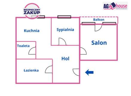 Funkcjonalne mieszkanie w Kartuzach 