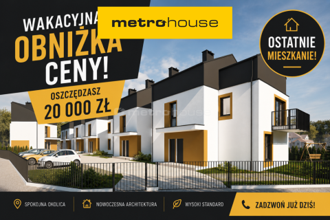 Ostatnie mieszkanie 54,5 m , ogródek 130 m