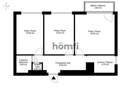 3 pokoje 55 m2 do adaptacji Katowice Piotrowice