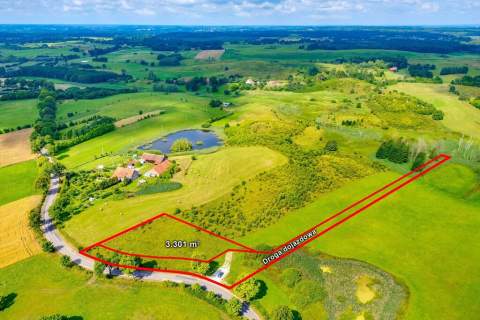Rzeka Pasłęka - 250 m, Jezioro Gamerskie 1 km