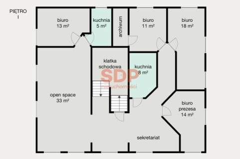 Biuro 140 m2 na Muchoborze Wielkim