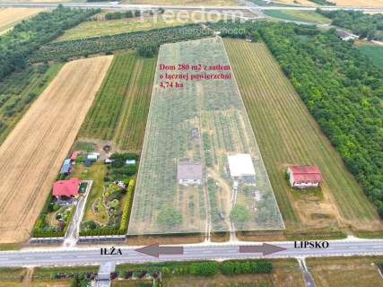 Dom 280 m2 z dochodowym sadem i chłodniami