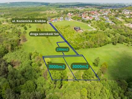3 działki rolne Kraków ul. Kozienicka.