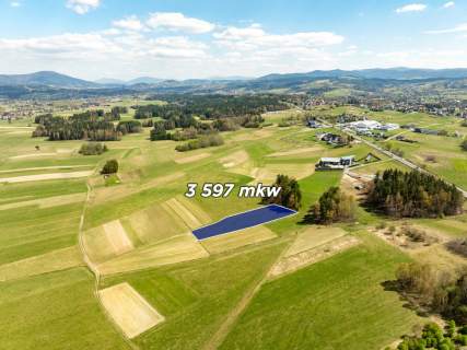 Działka rolna na sprzedaż, 3597 m2, Raba Wyżna