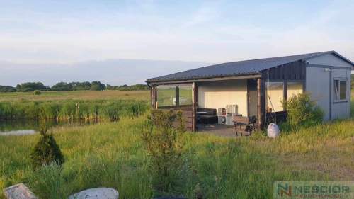 Działka 1200 m z domkiem całorocznym   Kopcie