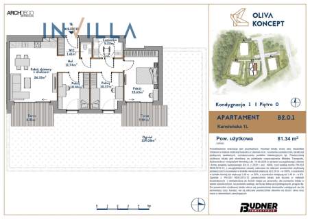 Apartament z ogrodem w Oliwie