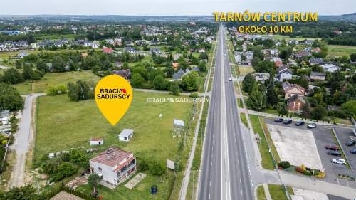 Atrakcyjny teren Tarnów przy drodze 94