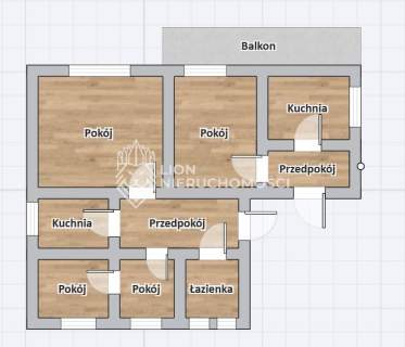 103 m centrum Gryfina Dwie niezależne części