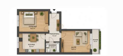 2 pokoje Balkon Zieleń cisza Blisko centrum