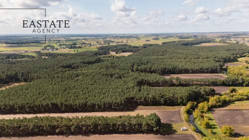 Działka leśno rolna o powierzchni 1.35ha