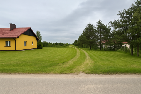 1359 m2, zabudowa jednorodzinna, Wojnowice gm. Miękinia