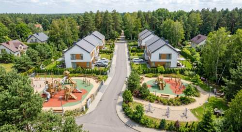 Okrzeszyn działka pod osiedle 8 lokali/bliźniaków