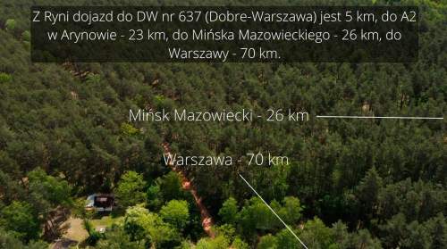 Działka leśna z możliwością zabudowy w MPZP